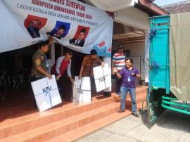 PENGIRIMAN LOGISTIK PIKADES  DESA SEMANU KE 19 TPS